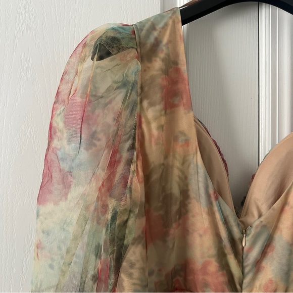 EMMALYN - 3X RUFFLE MINI DRESS - Picture 3 of 5